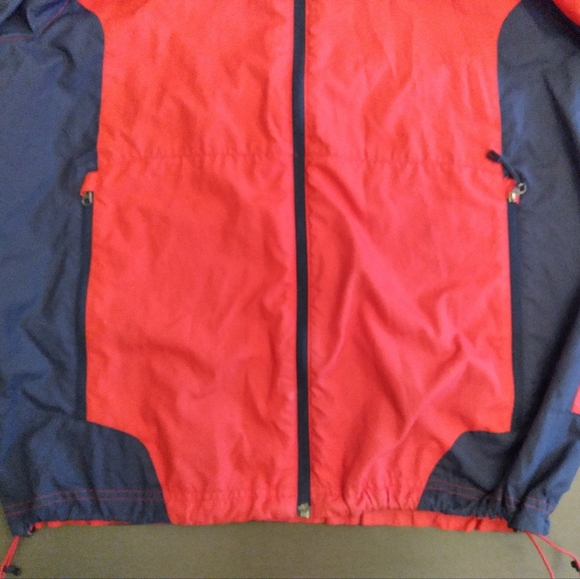 Polo by Ralph Lauren Red & Blue Windbreaker Performance Jacket - Picture 2 of 3
